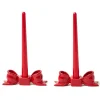 Candle Holders<Mrs. Alice Red Ceramic Bow Candleholder (Pair)
