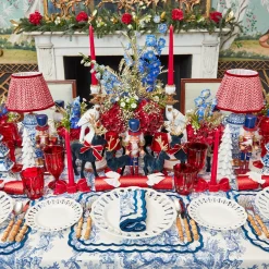 Candle Holders<Mrs. Alice Red Ceramic Bow Candleholder (Pair)