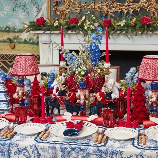 Candle Holders | Tea Light Lanterns<Mrs. Alice Red Glass Lantern Tea Light Holder Set