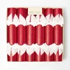 Christmas Decorations<Mrs. Alice Red Glitter Crackers With White Velvet Bows (Set of 6)
