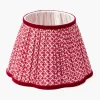 Lampshades<Mrs. Alice Red Lotus Lampshade (22cm)
