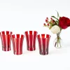 Glasses<Mrs. Alice Red Positano Glasses (Set of 4)