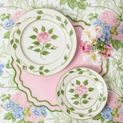Crockery Sets<Mrs. Alice Rose Bud Dinner & Starter Plates (Set of 8)
