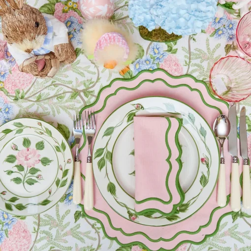 Crockery Sets<Mrs. Alice Rose Bud Dinner & Starter Plates (Set of 8)