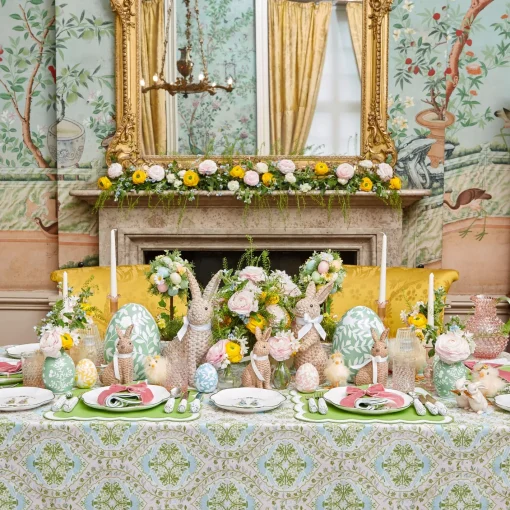 Glassware Sets<Mrs. Alice Rose Hobnail Jug with Emerald Handle & Glasses (Set of 6)