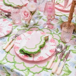Summer Glassware | Glasses<Mrs. Alice Rose Pink Hobnail Glasses (Set of 6)