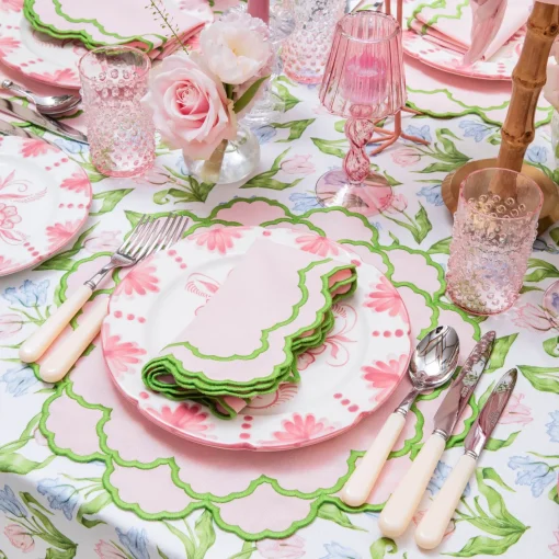 Summer Glassware | Glasses<Mrs. Alice Rose Pink Hobnail Glasses (Set of 6)