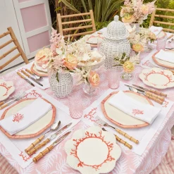 Summer Glassware | Glasses<Mrs. Alice Rose Pink Hobnail Glasses (Set of 6)
