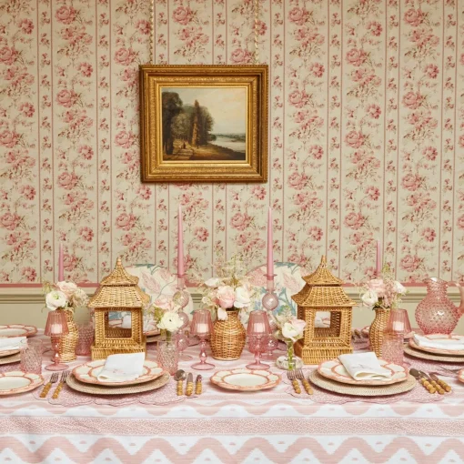 Summer Glassware | Jugs<Mrs. Alice Rose Pink Hobnail Jug