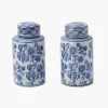 Spring Decorations | For The Homemaker<Mrs. Alice Round Chinoiserie Ginger Jars (Pair)