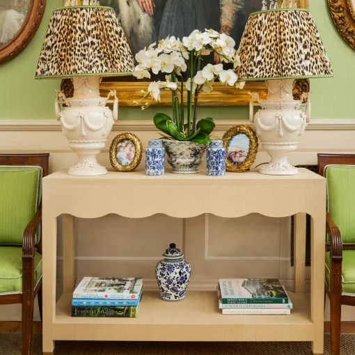 Spring Decorations | For The Homemaker<Mrs. Alice Round Chinoiserie Ginger Jars (Pair)