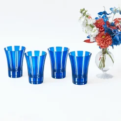 Glasses<Mrs. Alice Royal Blue Positano Glasses (Set of 4)