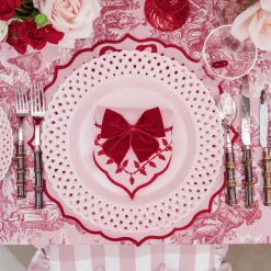 Napkin Rings & Bows<Mrs. Alice Ruby Red Velvet Napkin Bows (Set of 4)