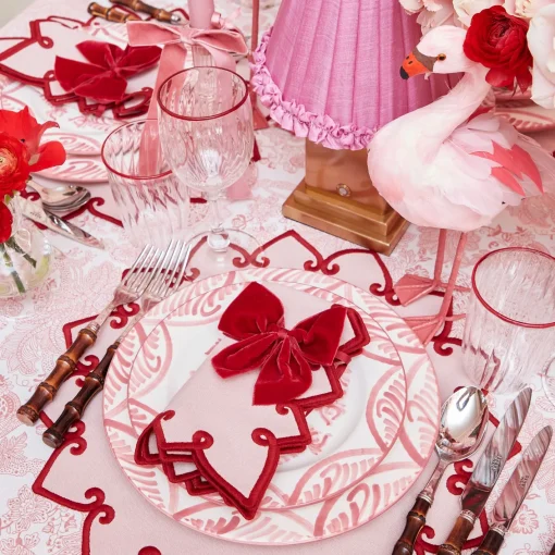 Napkin Rings & Bows<Mrs. Alice Ruby Red Velvet Napkin Bows (Set of 4)