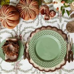 Crockery Sets<Mrs. Alice Sage Basketweave Dinner & Starter Plates (Set of 8)