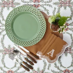Crockery Sets<Mrs. Alice Sage Basketweave Dinner & Starter Plates (Set of 8)