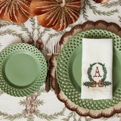 Crockery Sets<Mrs. Alice Sage Basketweave Dinner & Starter Plates (Set of 8)