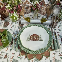 Crockery Sets<Mrs. Alice Sage Basketweave Dinner & Starter Plates (Set of 8)