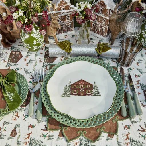 Crockery Sets<Mrs. Alice Sage Basketweave Dinner & Starter Plates (Set of 8)