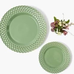 Starter Plates<Mrs. Alice Sage Basketweave Starter Plate