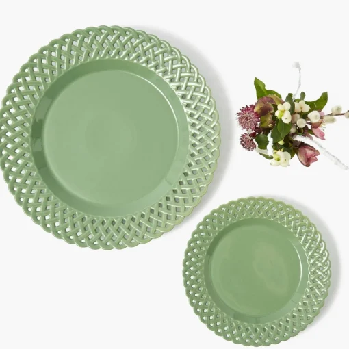 Starter Plates<Mrs. Alice Sage Basketweave Starter Plate