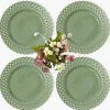 Starter Plates | Crockery Sets<Mrs. Alice Sage Basketweave Starter Plates (Set of 4)
