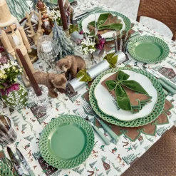 Starter Plates | Crockery Sets<Mrs. Alice Sage Basketweave Starter Plates (Set of 4)