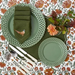 Starter Plates | Crockery Sets<Mrs. Alice Sage Basketweave Starter Plates (Set of 4)