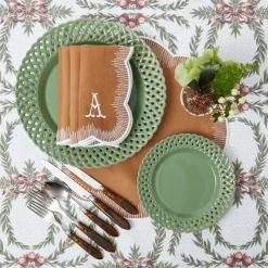 Starter Plates | Crockery Sets<Mrs. Alice Sage Basketweave Starter Plates (Set of 4)