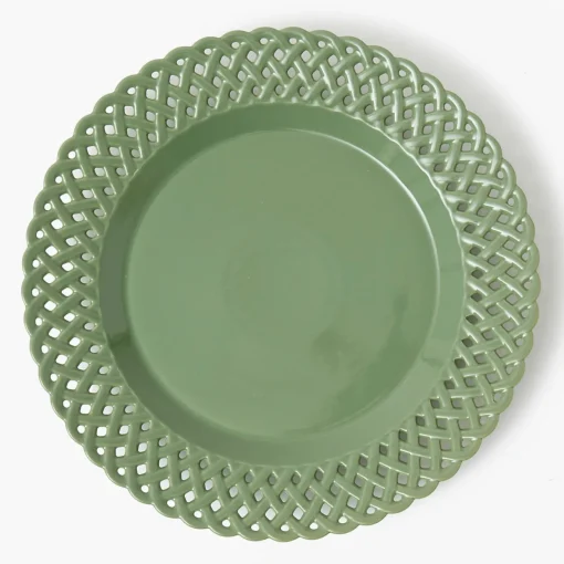 Starter Plates | Crockery Sets<Mrs. Alice Sage Basketweave Starter Plates (Set of 4)