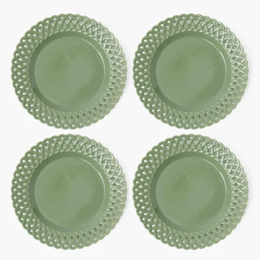 Starter Plates<Mrs. Alice Sage Basketweave Starter Plate