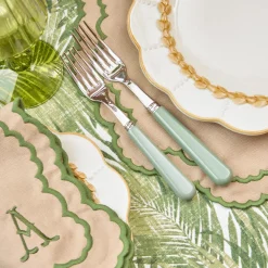 Cutlery Sets<Mrs. Alice Sage Green Cutlery (5 Piece)