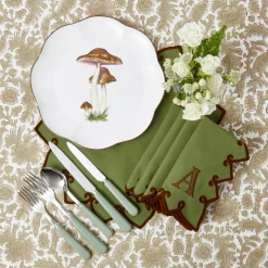 Cutlery Sets<Mrs. Alice Sage Green Cutlery (5 Piece)
