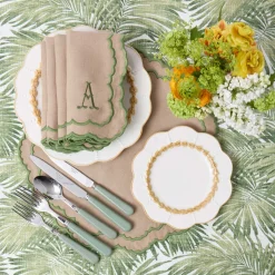 Cutlery Sets<Mrs. Alice Sage Green Cutlery (5 Piece)