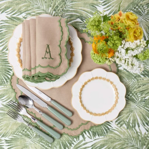 Cutlery Sets<Mrs. Alice Sage Green Cutlery (5 Piece)