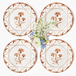 Summer Crockery | Dinner Plates<Mrs. Alice Santa Kristina Dinner Plates (Set of 4)