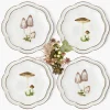 Crockery Sets<Mrs. Alice Scalloped Mushroom Dinner & Starter Plates (Set of 8)
