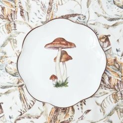 Dinner Plates<Mrs. Alice Scalloped Mushroom Dinner Plate