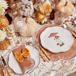 Dinner Plates<Mrs. Alice Scalloped Mushroom Dinner Plate