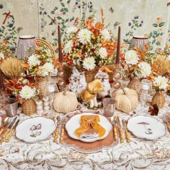 Crockery Sets<Mrs. Alice Scalloped Mushroom Dinner & Starter Plates (Set of 8)