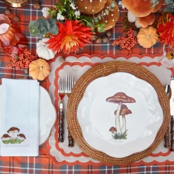 Dinner Plates<Mrs. Alice Scalloped Mushroom Dinner Plate