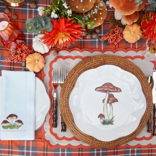 Dinner Plates<Mrs. Alice Scalloped Mushroom Dinner Plate