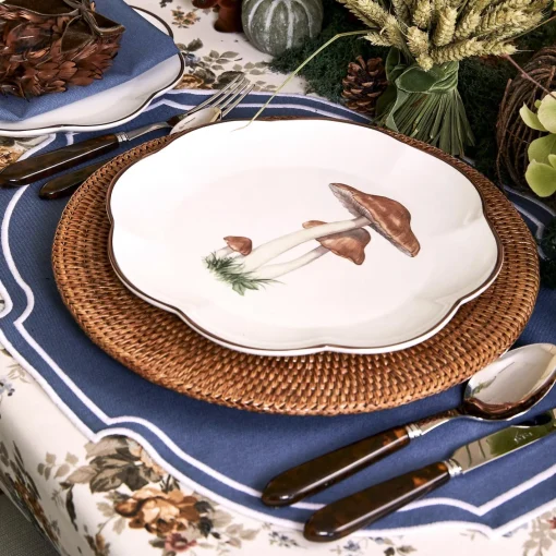 Dinner Plates<Mrs. Alice Scalloped Mushroom Dinner Plate