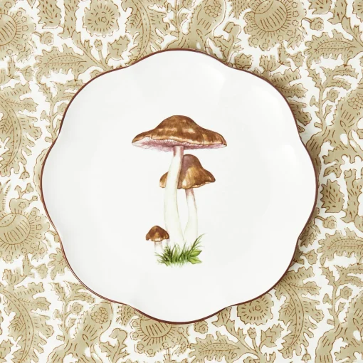 Dinner Plates<Mrs. Alice Scalloped Mushroom Dinner Plate