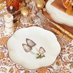 Starter Plates<Mrs. Alice Scalloped Mushroom Starter Plate (Grey)