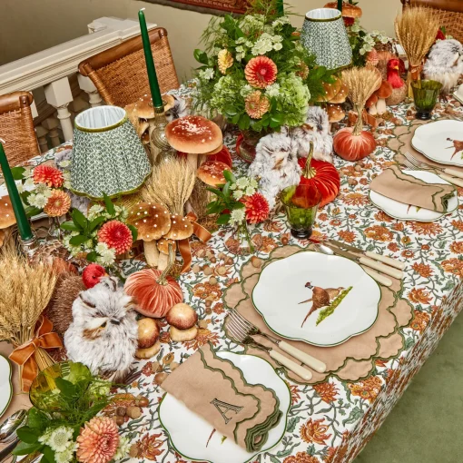 Dinner Plates | Crockery Sets<Mrs. Alice Scalloped Pheasant Dinner Plates (Set of 4)
