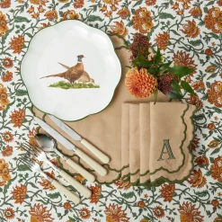 Dinner Plates<Mrs. Alice Scalloped Pheasant Dinner Plate