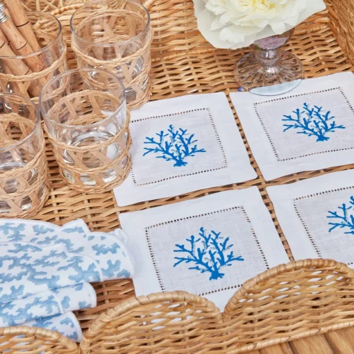 Trays | Trays<Mrs. Alice Scalloped Rattan Tray