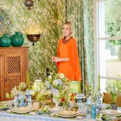 Summer Table Linen | Placemats<Mrs. Alice Scarlett Green & Blue Placemats (Set of 4)