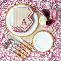Summer Table Linen | Napkins<Mrs. Alice Scarlett Sand Napkins (Set of 4)